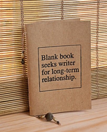 blank book relationship